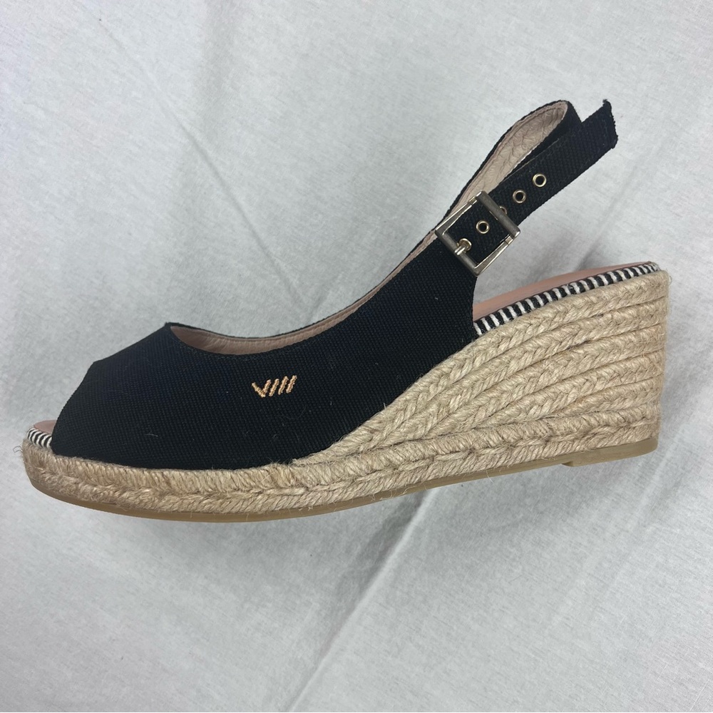 Viscata Barcelona Espadrille Peep Toe Jute Wedge Eu 41  Size Women’s Sandal Heel